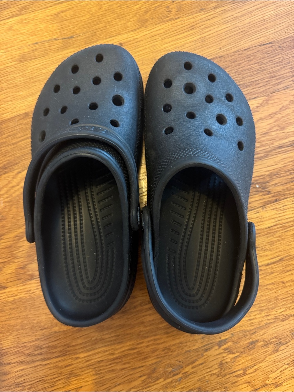CROCS Kids Black Classic Clog Sandals